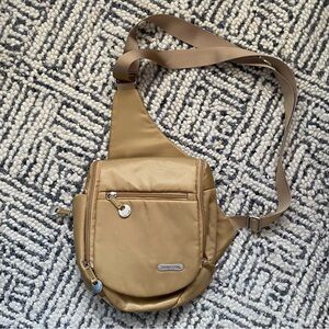 Travelon Tan Crossbody Bag - Great for cruise or Europe